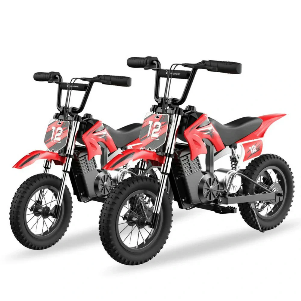 ISINWHEEL A12 12" Moto électrique tout-terrain pour enfants 350W Moteur 36V 5,2Ah Batterie – Image 4